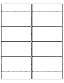 Laser Labels - 4 x 1 250 sheets per case