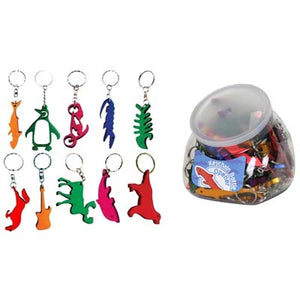 Bottle Openers -100 per crt - Animal Shapes- Key Chain-Free Shipping