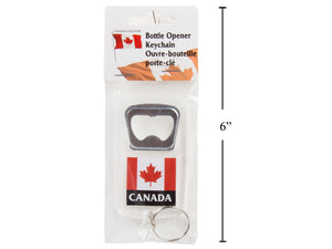 Canada Flag Key Chain Bottle Opener - 50 per case