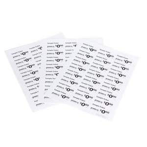Perforated label sheets -500 sheets per pack- other sizes available!