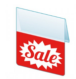 Shelf Tags "Starburst Sale" right angle & flat mount style- 25 per case