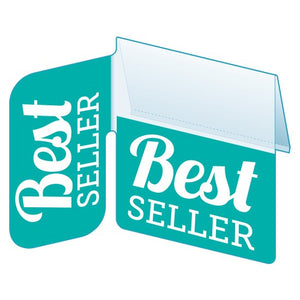 Shelf Tags "Best Seller" right anle and flat mount- 25 per case
