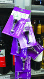 Plastic product merchandiser hanging strips - 25 units per case