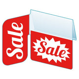 Shelf Tags "Starburst Sale" right angle & flat mount style- 25 per case